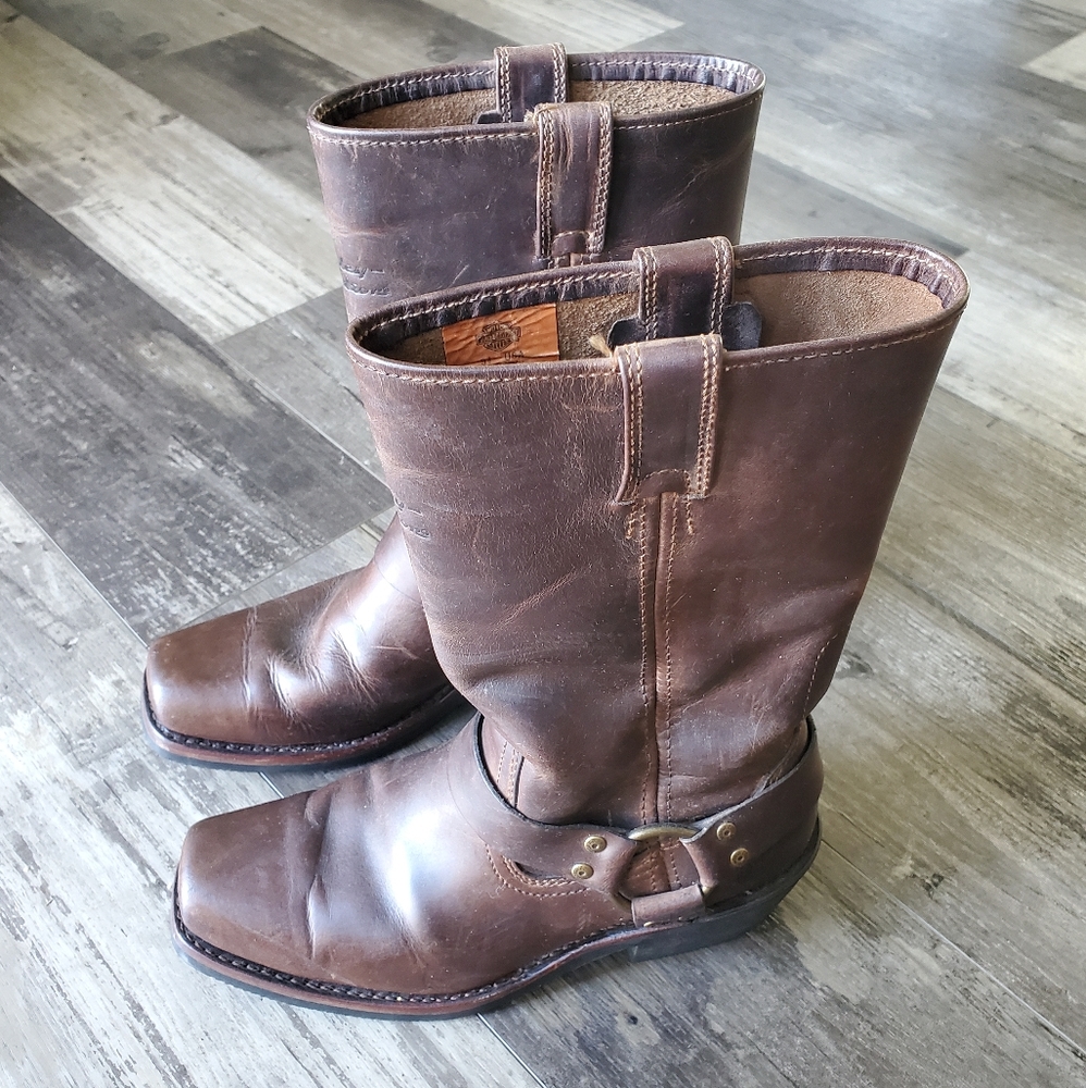 Harley Davidson leather boots